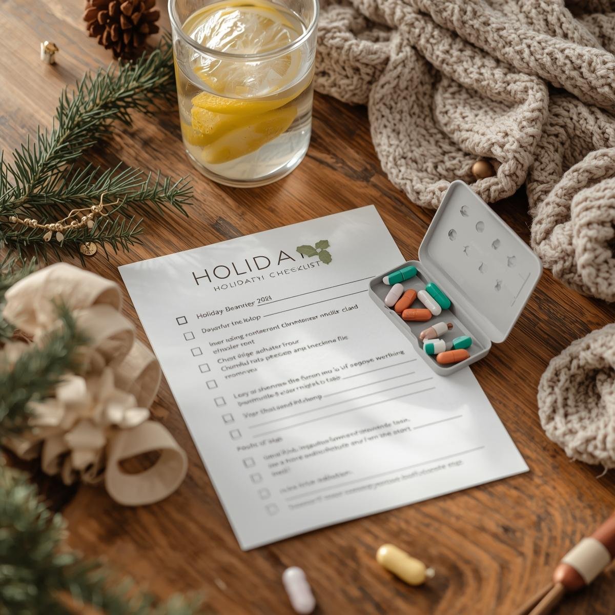 holiday health checklist